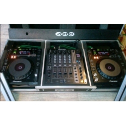 Комплект оборудования : PIONEER CDJ-850-K DJ проигрыватель (2 шт.) + PIONEER DJM-700 K DJ микшер