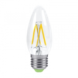 Лампа светодиодная LED-Свеча-Premium 5 Вт 160-260В Е14 3000К 450Лм прозрачная ASD