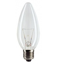 Лампа ДС 40Вт Е14 (ДС 230-240-40-2 Калашниково свеча